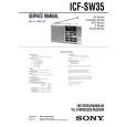 SONY ICFSW35 Instrukcja Serwisowa