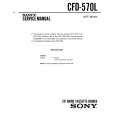 SONY CFD-570L Instrukcja Serwisowa
