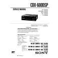 SONY CDX600DSP Instrukcja Serwisowa