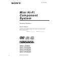SONY MHC-RV900D Instrukcja Obsługi