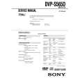 SONY DVP-S565D Instrukcja Serwisowa