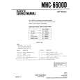 SONY MHC6600D Instrukcja Serwisowa