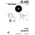 SONY XS102X Instrukcja Serwisowa