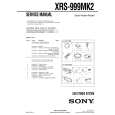 SONY XRS999MK2 Instrukcja Serwisowa