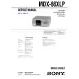 SONY MDX66XLP Instrukcja Serwisowa