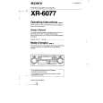 SONY XR-6077 Instrukcja Obsługi