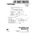 SONY LBTD607/CD Instrukcja Serwisowa
