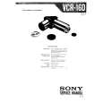 SONY VCR-16D Instrukcja Serwisowa