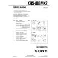 SONY XRS888MK2 Instrukcja Serwisowa