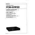 SONY PCM-601ESD Instrukcja Obsługi