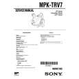SONY MPK-TRV7 Instrukcja Serwisowa