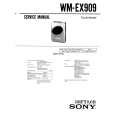 SONY WM-EX909 Instrukcja Serwisowa