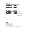SONY BVM-D14H5U Instrukcja Serwisowa