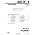 SONY MDSEX770 Instrukcja Serwisowa
