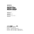 SONY MSDW-902 VOLUME 1 Instrukcja Serwisowa