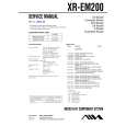SONY XREM200 Instrukcja Serwisowa