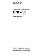 SONY DNE-700 Podręcznik Użytkownika