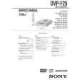 SONY DVP-F25 Instrukcja Obsługi
