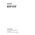 SONY BVP-570WSPK Instrukcja Serwisowa