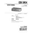 SONY CDX-5N54 Instrukcja Serwisowa