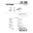 SONY VIP-1000 Instrukcja Serwisowa