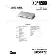 SONY XDP-U50D Instrukcja Serwisowa