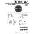 SONY XSMP61MK2 Instrukcja Serwisowa