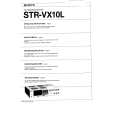 SONY STR-VX10L Instrukcja Obsługi