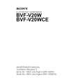 SONY BVF-V20W Instrukcja Serwisowa