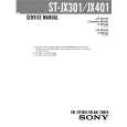 SONY STJX401 Instrukcja Serwisowa