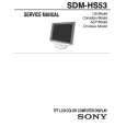 SONY SDM-HS53 Instrukcja Serwisowa