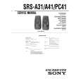 SONY SRS-PC41 Instrukcja Serwisowa
