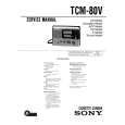 SONY TCM-80V Instrukcja Serwisowa