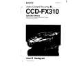 SONY CCD-FX310 Instrukcja Obsługi