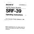 SONY SRF39 Instrukcja Obsługi
