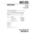 SONY MHC-EX5 Instrukcja Serwisowa