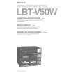SONY LBT-V50W Instrukcja Obsługi