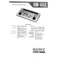 SONY RM-440 Instrukcja Serwisowa