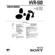 SONY HVR-500 Instrukcja Serwisowa