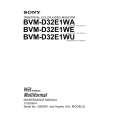 SONY BVM-D32E1WA Instrukcja Serwisowa
