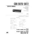 SONY CDX5072 Instrukcja Serwisowa