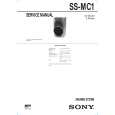 SONY SSMC1 Instrukcja Serwisowa