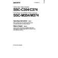 SONY SSCC354 Instrukcja Obsługi