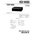 SONY HCD-H4900 Instrukcja Serwisowa