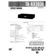 SONY TA-AX3030 Instrukcja Serwisowa