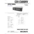 SONY CDXC5000RV Instrukcja Serwisowa