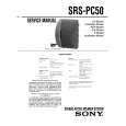 SONY SRS-PC50 Instrukcja Serwisowa