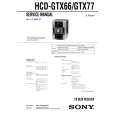 SONY HCD-GTX66 Instrukcja Serwisowa