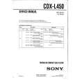 SONY CDXL450 Instrukcja Serwisowa