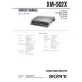 SONY XM502X Instrukcja Serwisowa